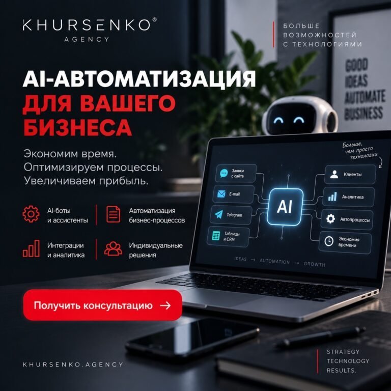 Khursenko Agency — AI-решения для бизнеса