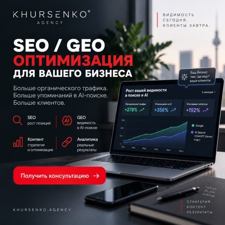 Khursenko Agency — SEO и GEO-продвижение