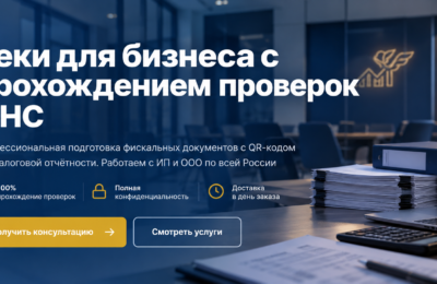 Чеки для бизнеса с прохождением проверок ФНС